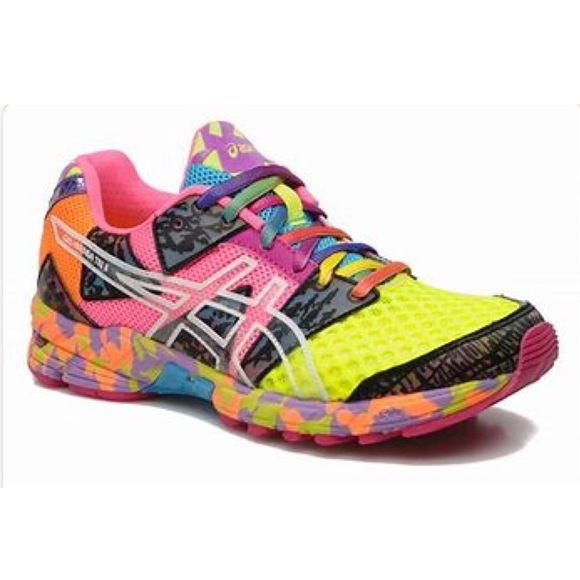 asics rainbow shoes